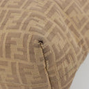 FENDI Zucca Canvas Tote Bag Beige Pink 8BH137 Auth BA14893-9