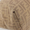 FENDI Zucca Canvas Tote Bag Beige Pink 8BH137 Auth BA14893-14