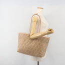 FENDI Zucca Canvas Tote Bag Beige Pink 8BH137 Auth BA14893-21