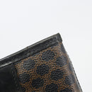 CELINE Macadam Tote Bag PVC Leather Black Gold Tone Auth BA14899-16