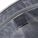 CELINE Macadam Tote Bag PVC Leather Black Gold Tone Auth BA14899-17