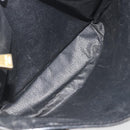 CELINE Macadam Tote Bag PVC Leather Black Gold Tone Auth BA14899-18