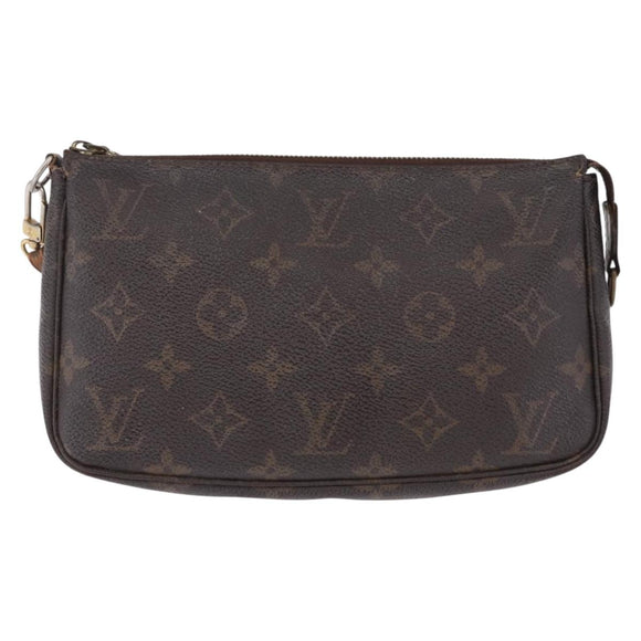 LOUIS VUITTON Monogram Pochette Accessoires Pouch M51980 LV Auth BA14904
