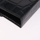 Gianni Versace Medusa Hand Bag Patent Black Gold Tone Auth BA14906A-15