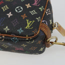 LOUIS VUITTON Monogram Multicolor Trousse Wapity Pouch Black M58034 Auth BA14908-15