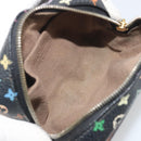 LOUIS VUITTON Monogram Multicolor Trousse Wapity Pouch Black M58034 Auth BA14908-10