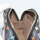 LOUIS VUITTON Monogram Multicolor Trousse Wapity Pouch Black M58034 Auth BA14908-19