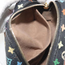 LOUIS VUITTON Monogram Multicolor Trousse Wapity Pouch Black M58034 Auth BA14908-11
