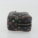 LOUIS VUITTON Monogram Multicolor Trousse Wapity Pouch Black M58034 Auth BA14908-3