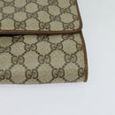 GUCCI GG Supreme Shoulder Bag PVC Beige Gold 118 02 050 Auth BA1491-14