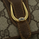 GUCCI GG Supreme Shoulder Bag PVC Beige Gold 118 02 050 Auth BA1491-17