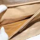 GUCCI GG Supreme Shoulder Bag PVC Beige Gold 118 02 050 Auth BA1491-22