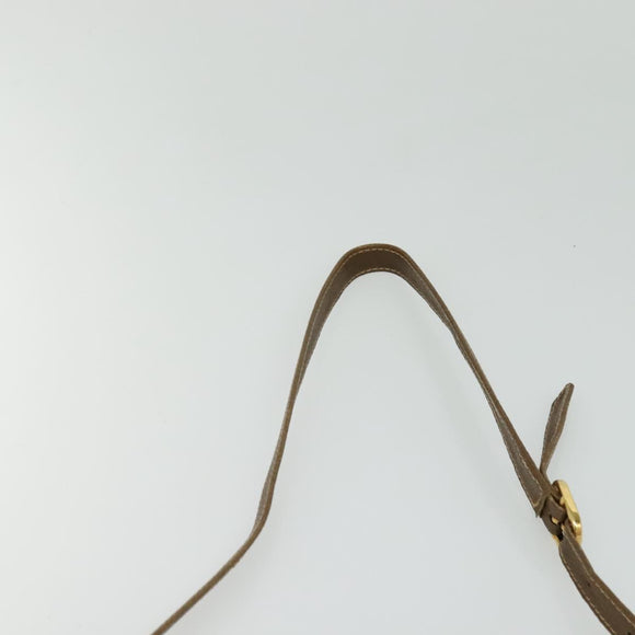 GUCCI GG Supreme Shoulder Bag PVC Beige Gold 118 02 050 Auth BA1491