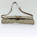 GUCCI GG Supreme Shoulder Bag PVC Beige Gold 118 02 050 Auth BA1491-5