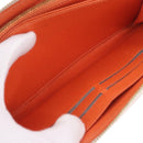 LOUIS VUITTON Monogram Multicolor Zippy Wallet White Orange M60241 Auth BA14910V-22
