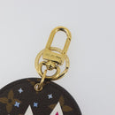LOUIS VUITTON Monogram Christmas Bear Porte Cles Illustre M63756 Auth BA14911M-3