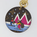LOUIS VUITTON Monogram Christmas Bear Porte Cles Illustre M63756 Auth BA14911M-4