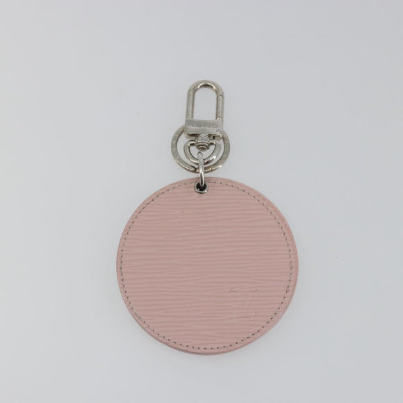 LOUIS VUITTON Epi Mirror Charm Rose Valerine M68004 LV Auth BA14913