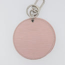 LOUIS VUITTON Epi Mirror Charm Rose Valerine M68004 LV Auth BA14913-8