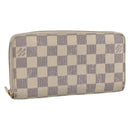 LOUIS VUITTON Damier Azur Zippy Wallet Long Wallet N60019 LV Auth BA14914-1