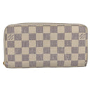 LOUIS VUITTON Damier Azur Zippy Wallet Long Wallet N60019 LV Auth BA14914-2