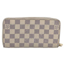 LOUIS VUITTON Damier Azur Zippy Wallet Long Wallet N60019 LV Auth BA14914-3