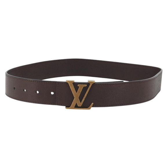 LOUIS VUITTON Utah Ceinture LV Initials Belt ""80/32"" M6902U Auth BA14918