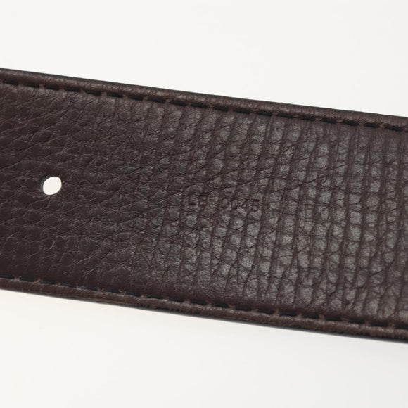 LOUIS VUITTON Utah Ceinture LV Initials Belt ""80/32"" M6902U Auth BA14918