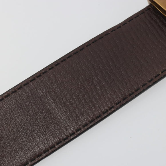 LOUIS VUITTON Utah Ceinture LV Initials Belt ""80/32"" M6902U Auth BA14918
