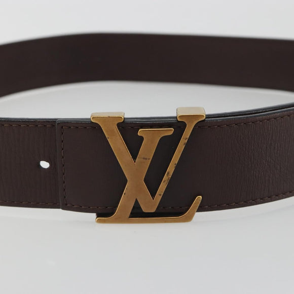 LOUIS VUITTON Utah Ceinture LV Initials Belt ""80/32"" M6902U Auth BA14918
