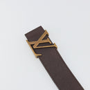 LOUIS VUITTON Utah Ceinture LV Initials Belt ""80/32"" M6902U Auth BA14918-6