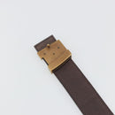 LOUIS VUITTON Utah Ceinture LV Initials Belt ""80/32"" M6902U Auth BA14918-7