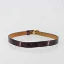 LOUIS VUITTON Monogram Vernis Ceinture Belt Amarante LV Auth BA14919-2