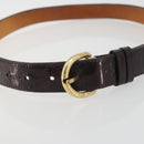 LOUIS VUITTON Monogram Vernis Ceinture Belt Amarante LV Auth BA14919-5