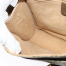 GUCCI GG Supreme Shoulder Bag PVC Beige Gold Auth BA1492-21