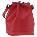 LOUIS VUITTON Epi Noe Shoulder Bag Red M44007 LV Auth BA14922A-1
