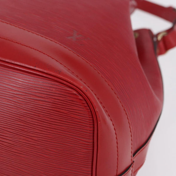 LOUIS VUITTON Epi Noe Shoulder Bag Red M44007 LV Auth BA14922A