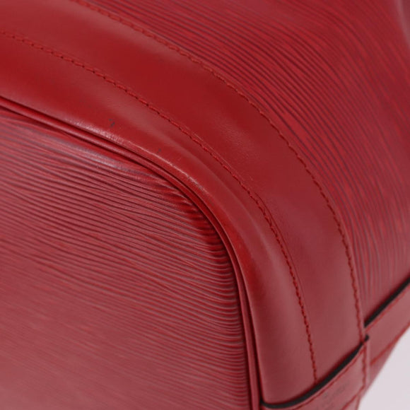 LOUIS VUITTON Epi Noe Shoulder Bag Red M44007 LV Auth BA14922A