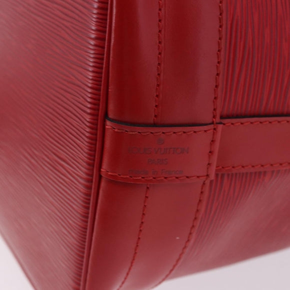 LOUIS VUITTON Epi Noe Shoulder Bag Red M44007 LV Auth BA14922A