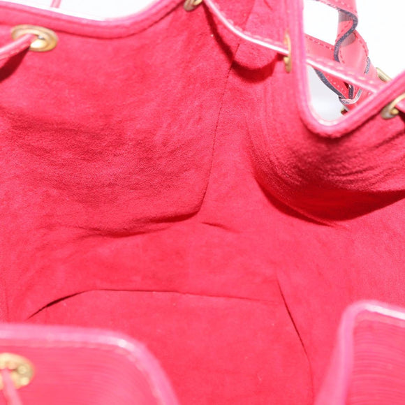 LOUIS VUITTON Epi Noe Shoulder Bag Red M44007 LV Auth BA14922A