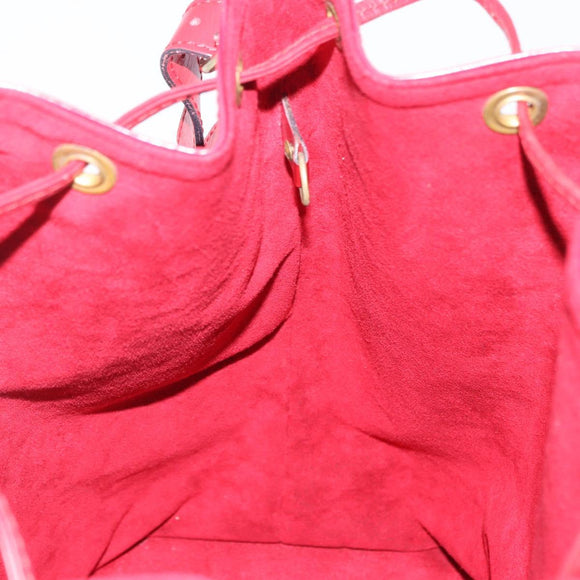 LOUIS VUITTON Epi Noe Shoulder Bag Red M44007 LV Auth BA14922A