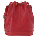 LOUIS VUITTON Epi Noe Shoulder Bag Red M44007 LV Auth BA14922A-2