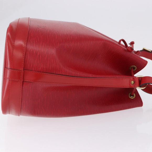 LOUIS VUITTON Epi Noe Shoulder Bag Red M44007 LV Auth BA14922A