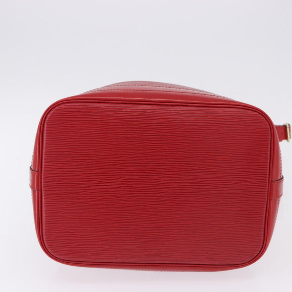 LOUIS VUITTON Epi Noe Shoulder Bag Red M44007 LV Auth BA14922A