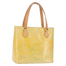LOUIS VUITTON Monogram Vernis Houston Hand Bag Gris M91053 LV Auth BA14923-1