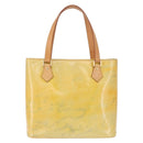 LOUIS VUITTON Monogram Vernis Houston Hand Bag Gris M91053 LV Auth BA14923-13