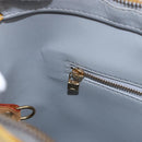 LOUIS VUITTON Monogram Vernis Houston Hand Bag Gris M91053 LV Auth BA14923-22