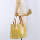 LOUIS VUITTON Monogram Vernis Houston Hand Bag Gris M91053 LV Auth BA14923-25