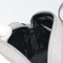Salvatore Ferragamo Vala Shoulder Bag Suede Gray Gold Tone Auth BA14925-20