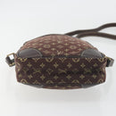 LOUIS VUITTON Monogram Mini Lin Danube Shoulder Bag Ebene M95228 LV Auth BA14928-5